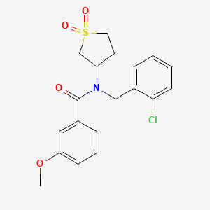 N-(2-chlorobenzyl)-N-(1,1-dioxidotetrahydrothiophen-3-yl)-3-methoxybenzamide