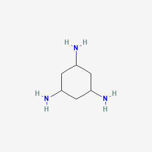 molecular formula C6H15N3 B1213684 Cyclohexane-1,3,5-triamine 