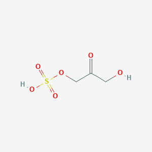 molecular formula C3H6O6S B1213686 Glycerone sulfate CAS No. 17302-80-6