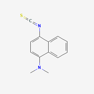 molecular formula C13H12N2S B1213697 4-异硫氰酸-N,N-二甲基萘-1-胺 CAS No. 29711-79-3