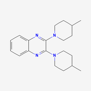 2,3-Bis(4-methylpiperidin-1-yl)quinoxaline