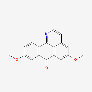 molecular formula C18H13NO3 B1213705 Bianfugecine CAS No. 96681-50-4
