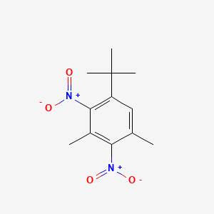 molecular formula C12H16N2O4 B1213706 5-tert-Butyl-2,4-dinitro-m-xylene CAS No. 71850-77-6