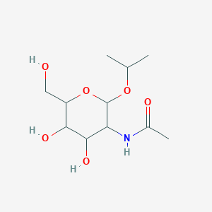 molecular formula C11H21NO6 B12137159 Isopropyl 2-(acetylamino)-2-deoxyhexopyranoside 