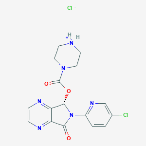 molecular formula C16H16Cl2N6O3 B121372 SEP-174559 hydrochloride CAS No. 300701-71-7