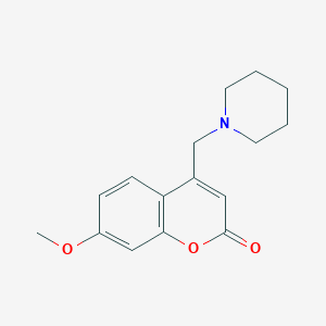 7-methoxy-4-(piperidin-1-ylmethyl)-2H-chromen-2-one