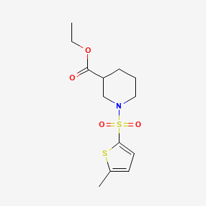 Ethyl 1-[(5-methyl-2-thienyl)sulfonyl]piperidine-3-carboxylate