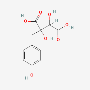 molecular formula C11H12O7 B1213751 Piscidic acid CAS No. 469-65-8