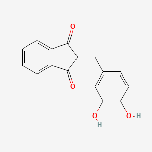 2-(3,4-Dihydroxybenzylidene)-1h-indene-1,3(2h)-dione