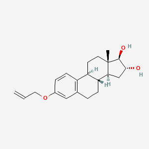 molecular formula C21H28O3 B1213781 3-(Allyloxy)estra-1,3,5(10)-triene-16alpha,17beta-diol CAS No. 10448-94-9