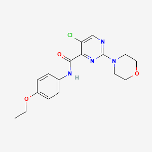 5-chloro-N-(4-ethoxyphenyl)-2-(morpholin-4-yl)pyrimidine-4-carboxamide