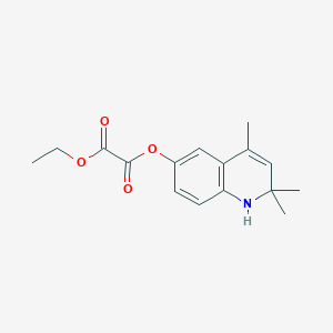 Ethyl 2,2,4-trimethyl-1,2-dihydro-6-quinolinyl ethanedioate