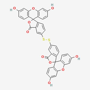 molecular formula C40H22O10S2 B1213815 Difluorescein disulfide CAS No. 84461-59-6