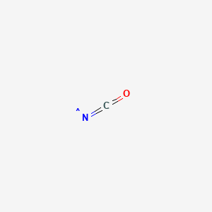 molecular formula CNO B1213817 Isocyanato radical CAS No. 22400-26-6