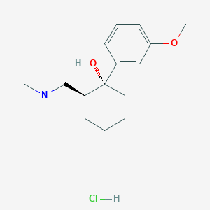 molecular formula C16H26ClNO2 B121382 反式曲马多盐酸盐 CAS No. 73806-49-2