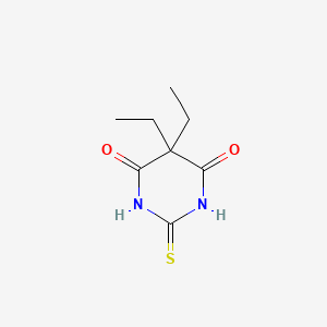 molecular formula C8H12N2O2S B1213832 Thiobarbital CAS No. 77-32-7