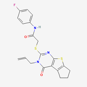 molecular formula C20H18FN3O2S2 B12138372 C20H18FN3O2S2 