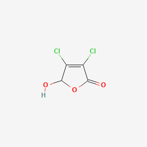 B1213840 3,4-Dichloro-5-hydroxyfuran-2(5H)-one CAS No. 766-40-5