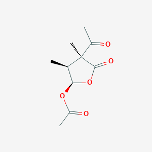 molecular formula C10H14O5 B1213847 乙酰霉素 CAS No. 510-18-9