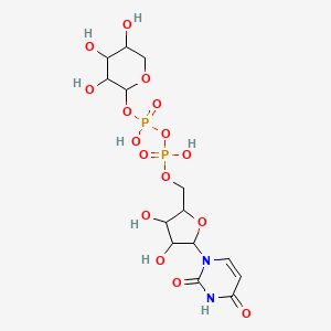 molecular formula C14H22N2O16P2 B1213856 Udp-B-L-arabinose 