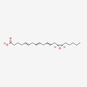 molecular formula C20H32O3 B1213858 14,15-Epoxy-5,8,11-eicosatrienoic acid CAS No. 197508-62-6