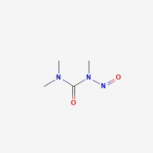 molecular formula C4H9N3O2 B1213871 Trimethylnitrosourea CAS No. 3475-63-6