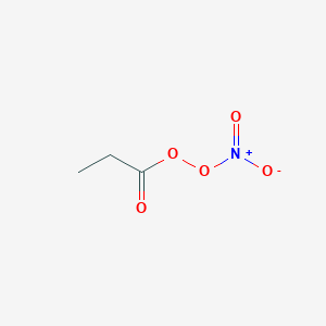 molecular formula C3H5NO5 B1213873 Peroxypropionyl nitrate CAS No. 5796-89-4