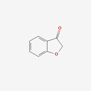 molecular formula C8H6O2 B1213874 苯并呋喃-3(2H)-酮 CAS No. 7169-34-8