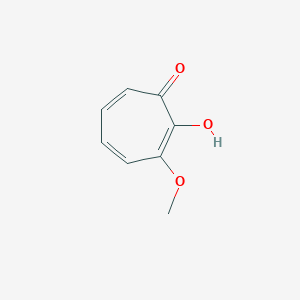 molecular formula C8H8O3 B1213881 3-Methoxytropolone 