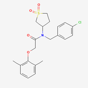 N-(4-chlorobenzyl)-2-(2,6-dimethylphenoxy)-N-(1,1-dioxidotetrahydrothiophen-3-yl)acetamide