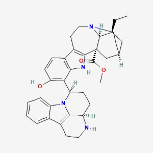 molecular formula C35H40N4O3 B1213890 Bonafousine CAS No. 60820-65-7
