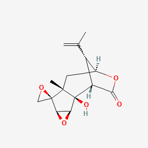 molecular formula C15H18O5 B1213891 Coriamyrtin 