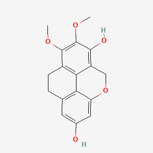 molecular formula C17H16O5 B1213894 Coelogin CAS No. 82358-31-4