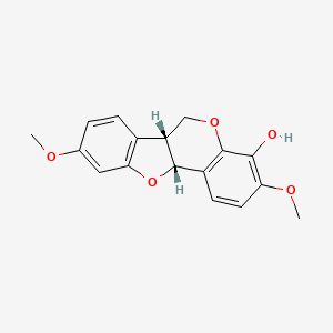 molecular formula C17H16O5 B1213895 4-Hydroxyhomopterocarpin CAS No. 61135-95-3