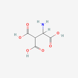 molecular formula C5H7NO6 B1213924 beta-Carboxyaspartic acid CAS No. 75898-26-9
