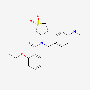 N-[4-(dimethylamino)benzyl]-N-(1,1-dioxidotetrahydrothiophen-3-yl)-2-ethoxybenzamide