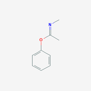 molecular formula C9H11NO B1213934 Phenyl N-methylacetimidate CAS No. 22084-79-3