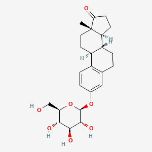 molecular formula C24H32O7 B1213939 Estrone glucoside CAS No. 25591-03-1