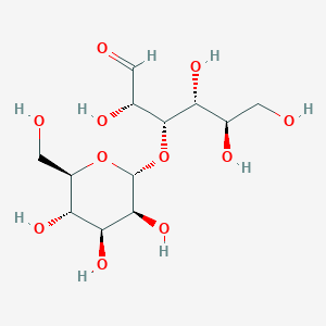 molecular formula C12H22O11 B1213940 Mannopyranosyl-1-3-mannopyranose CAS No. 34141-02-1