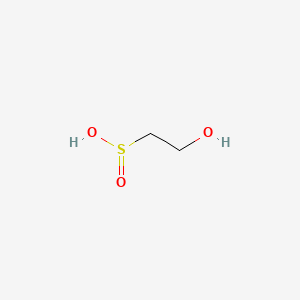 molecular formula C2H6O3S B1213941 2-Hydroxyethanesulfinic acid CAS No. 60601-05-0