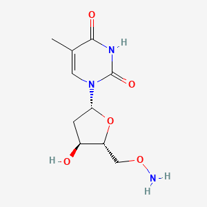 molecular formula C10H15N3O5 B1213949 5'-o-Aminothymidine CAS No. 70465-55-3