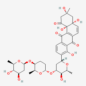 molecular formula C37H46O15 B1213952 Kerriamycin C 