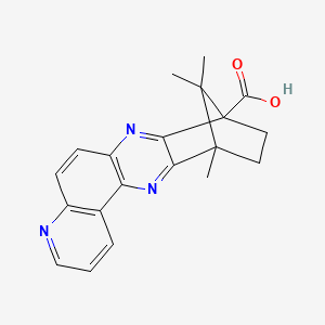 11,13,13-trimethyl-10,11-dihydro-8,11-methanopyrido[3,2-a]phenazine-8(9H)-carboxylic acid