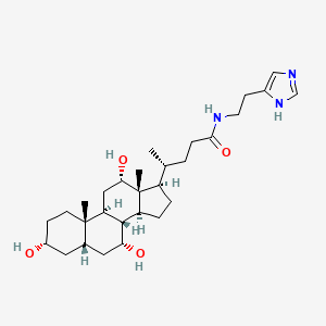 molecular formula C29H47N3O4 B1213959 Cholylhistamine CAS No. 35179-35-2