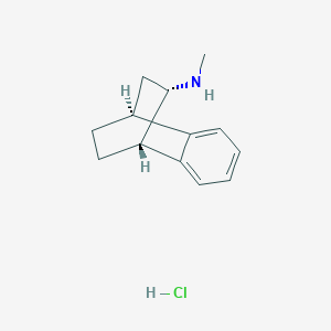 molecular formula C13H18ClN B1213961 2-Methylaminobenzobicyclo-(2.2.2)octene CAS No. 14342-14-4