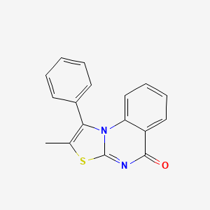 2-methyl-1-phenyl-5H-[1,3]thiazolo[3,2-a]quinazolin-5-one