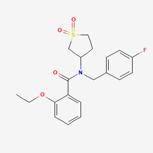 N-(1,1-dioxidotetrahydrothiophen-3-yl)-2-ethoxy-N-(4-fluorobenzyl)benzamide