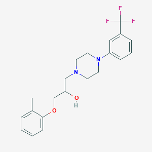 1-(2-Methylphenoxy)-3-{4-[3-(trifluoromethyl)phenyl]piperazin-1-yl}propan-2-ol