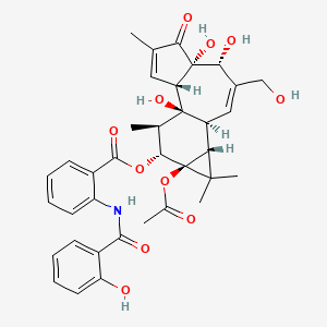molecular formula C36H39NO11 B1214011 Milliamine I CAS No. 91197-54-5