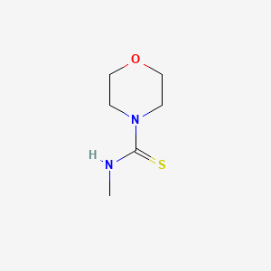 molecular formula C6H12N2OS B1214031 N-methylmorpholine-4-carbothioamide CAS No. 93368-81-1